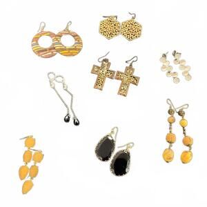 Earring Assorted Lot of 8pc Pierced